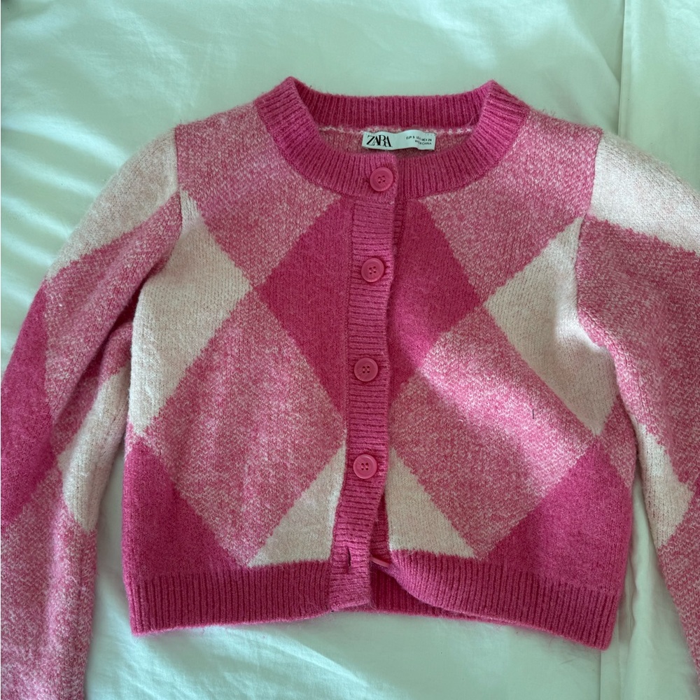 Pink Cardigan